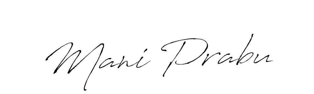 Design your own signature with our free online signature maker. With this signature software, you can create a handwritten (Antro_Vectra) signature for name Mani Prabu. Mani Prabu signature style 6 images and pictures png