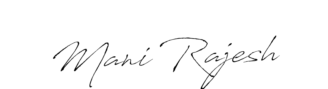 The best way (Antro_Vectra) to make a short signature is to pick only two or three words in your name. The name Mani Rajesh include a total of six letters. For converting this name. Mani Rajesh signature style 6 images and pictures png