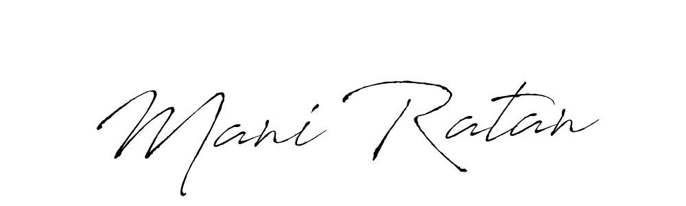 Make a beautiful signature design for name Mani Ratan. With this signature (Antro_Vectra) style, you can create a handwritten signature for free. Mani Ratan signature style 6 images and pictures png