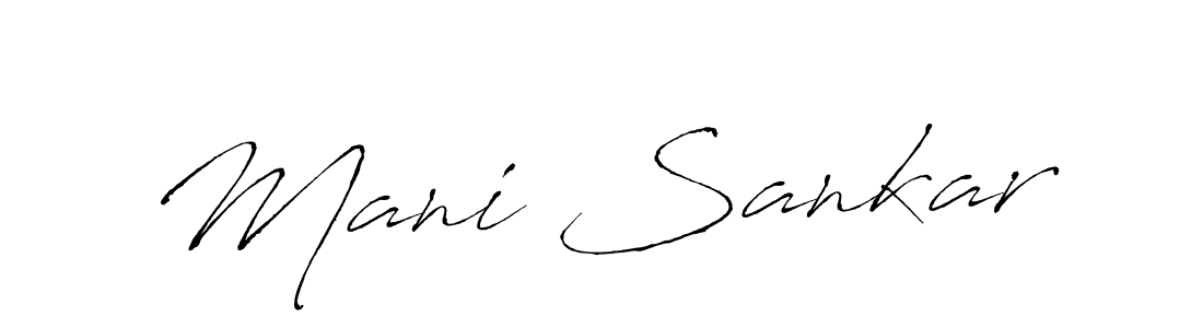 Mani Sankar stylish signature style. Best Handwritten Sign (Antro_Vectra) for my name. Handwritten Signature Collection Ideas for my name Mani Sankar. Mani Sankar signature style 6 images and pictures png