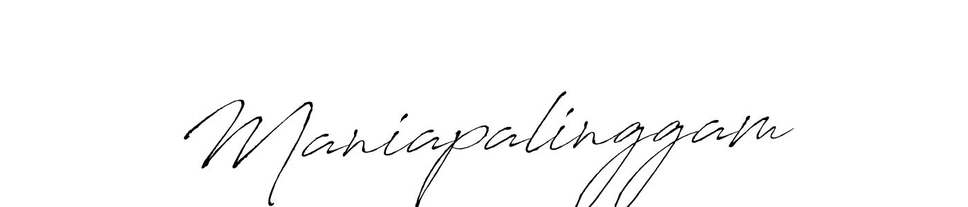 How to make Maniapalinggam name signature. Use Antro_Vectra style for creating short signs online. This is the latest handwritten sign. Maniapalinggam signature style 6 images and pictures png