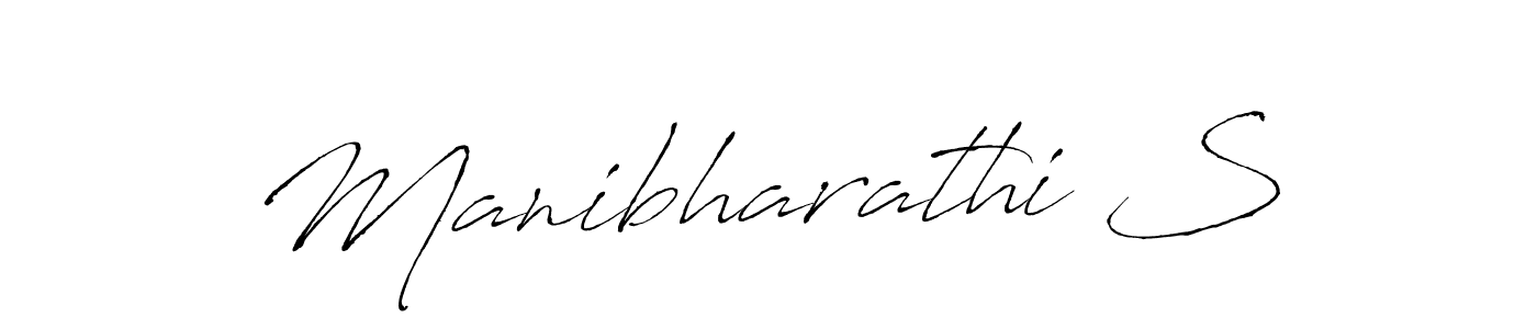 Antro_Vectra is a professional signature style that is perfect for those who want to add a touch of class to their signature. It is also a great choice for those who want to make their signature more unique. Get Manibharathi S name to fancy signature for free. Manibharathi S signature style 6 images and pictures png