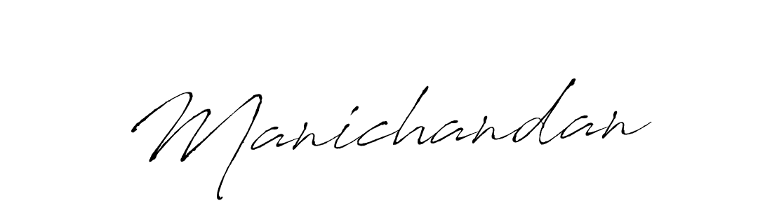 Use a signature maker to create a handwritten signature online. With this signature software, you can design (Antro_Vectra) your own signature for name Manichandan. Manichandan signature style 6 images and pictures png