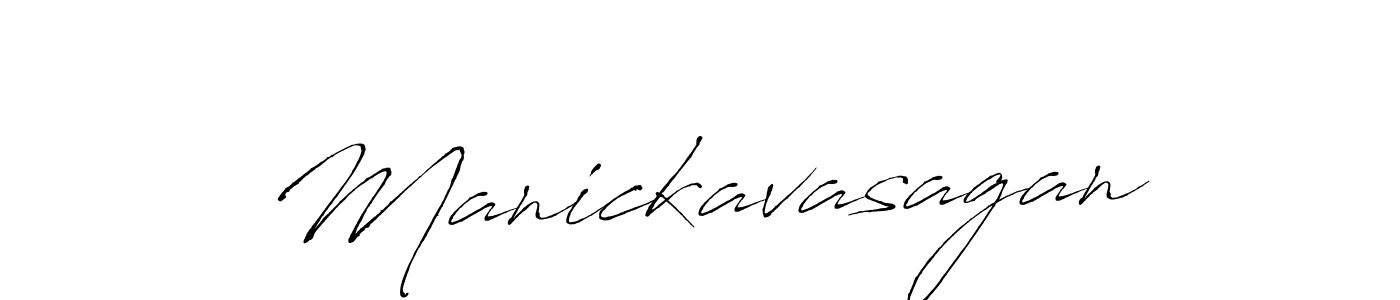 Create a beautiful signature design for name Manickavasagan. With this signature (Antro_Vectra) fonts, you can make a handwritten signature for free. Manickavasagan signature style 6 images and pictures png