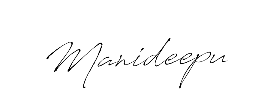 Also You can easily find your signature by using the search form. We will create Manideepu name handwritten signature images for you free of cost using Antro_Vectra sign style. Manideepu signature style 6 images and pictures png