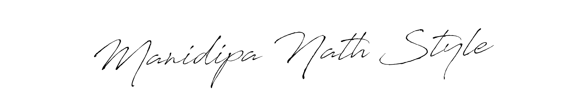 Design your own signature with our free online signature maker. With this signature software, you can create a handwritten (Antro_Vectra) signature for name Manidipa Nath Style. Manidipa Nath Style signature style 6 images and pictures png