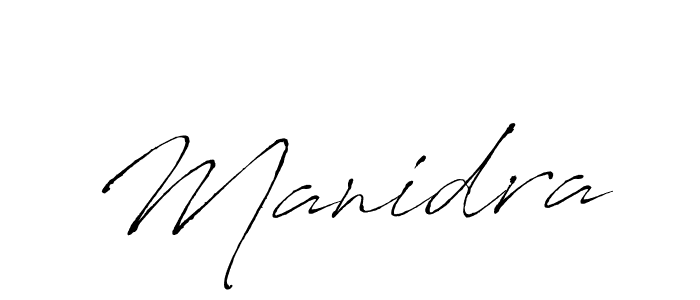 Make a beautiful signature design for name Manidra. With this signature (Antro_Vectra) style, you can create a handwritten signature for free. Manidra signature style 6 images and pictures png