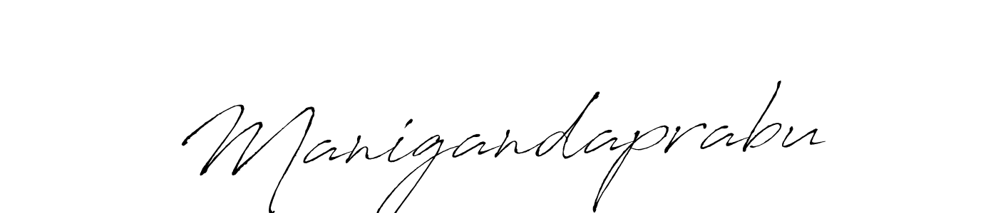 Also we have Manigandaprabu name is the best signature style. Create professional handwritten signature collection using Antro_Vectra autograph style. Manigandaprabu signature style 6 images and pictures png