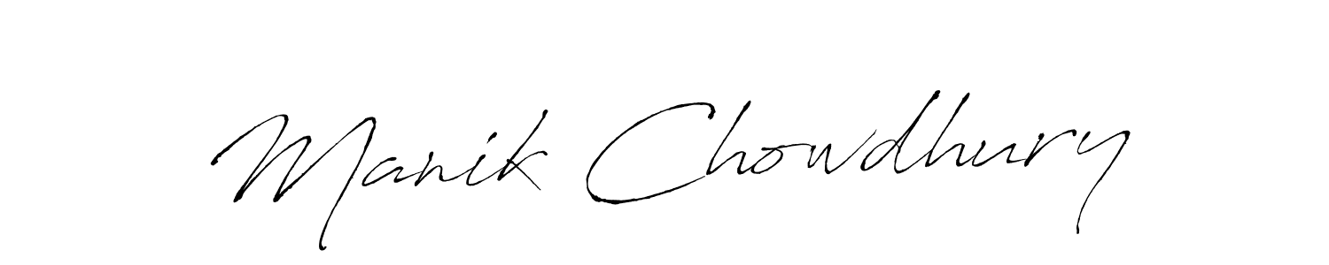 You can use this online signature creator to create a handwritten signature for the name Manik Chowdhury. This is the best online autograph maker. Manik Chowdhury signature style 6 images and pictures png