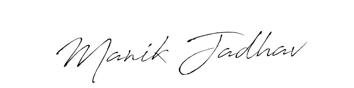 Make a short Manik Jadhav signature style. Manage your documents anywhere anytime using Antro_Vectra. Create and add eSignatures, submit forms, share and send files easily. Manik Jadhav signature style 6 images and pictures png
