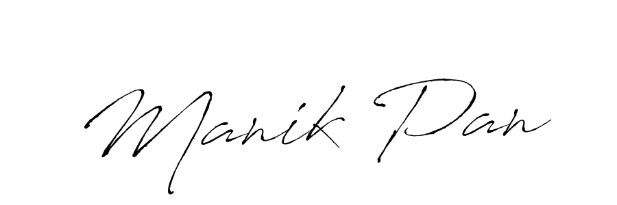 You should practise on your own different ways (Antro_Vectra) to write your name (Manik Pan) in signature. don't let someone else do it for you. Manik Pan signature style 6 images and pictures png