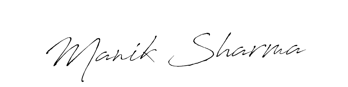 You should practise on your own different ways (Antro_Vectra) to write your name (Manik Sharma) in signature. don't let someone else do it for you. Manik Sharma signature style 6 images and pictures png
