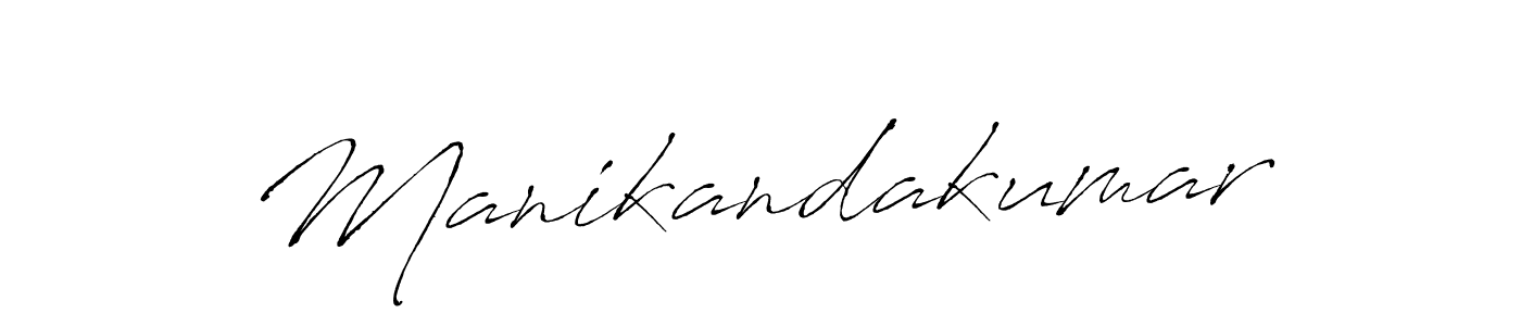 How to make Manikandakumar name signature. Use Antro_Vectra style for creating short signs online. This is the latest handwritten sign. Manikandakumar signature style 6 images and pictures png