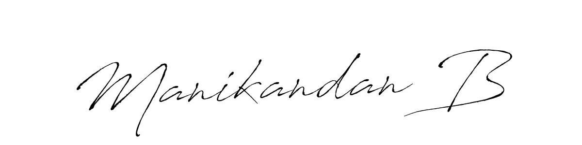 Also You can easily find your signature by using the search form. We will create Manikandan B name handwritten signature images for you free of cost using Antro_Vectra sign style. Manikandan B signature style 6 images and pictures png