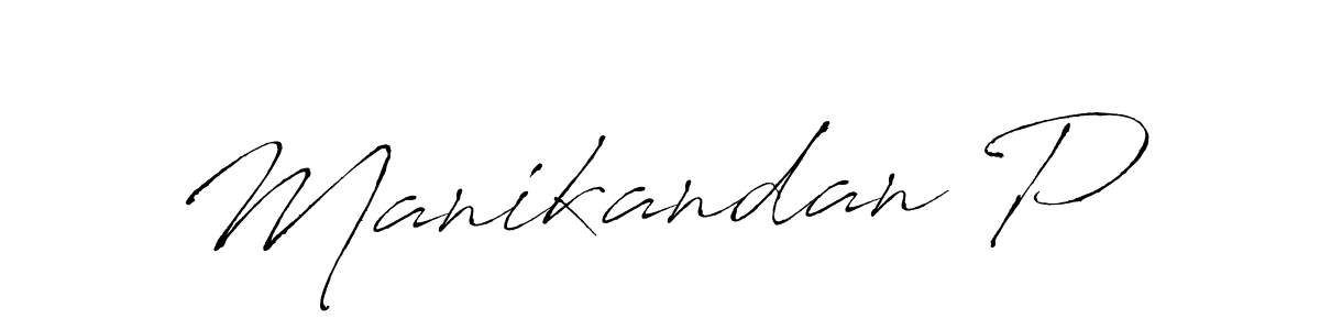 Use a signature maker to create a handwritten signature online. With this signature software, you can design (Antro_Vectra) your own signature for name Manikandan P. Manikandan P signature style 6 images and pictures png