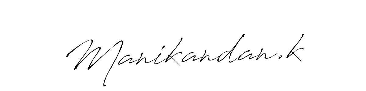 Design your own signature with our free online signature maker. With this signature software, you can create a handwritten (Antro_Vectra) signature for name Manikandan.k. Manikandan.k signature style 6 images and pictures png