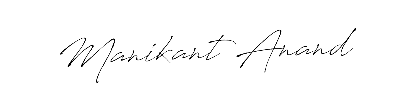 How to make Manikant Anand signature? Antro_Vectra is a professional autograph style. Create handwritten signature for Manikant Anand name. Manikant Anand signature style 6 images and pictures png