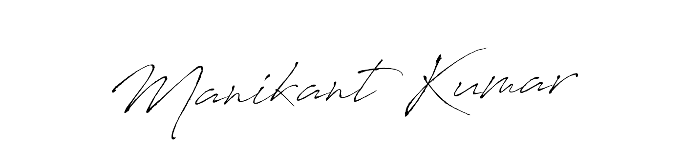 You should practise on your own different ways (Antro_Vectra) to write your name (Manikant Kumar) in signature. don't let someone else do it for you. Manikant Kumar signature style 6 images and pictures png