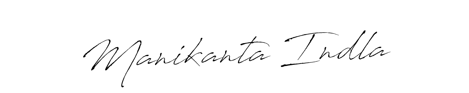 Also we have Manikanta Indla name is the best signature style. Create professional handwritten signature collection using Antro_Vectra autograph style. Manikanta Indla signature style 6 images and pictures png