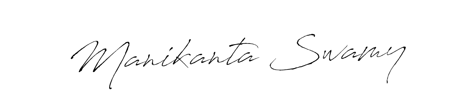 Design your own signature with our free online signature maker. With this signature software, you can create a handwritten (Antro_Vectra) signature for name Manikanta Swamy. Manikanta Swamy signature style 6 images and pictures png