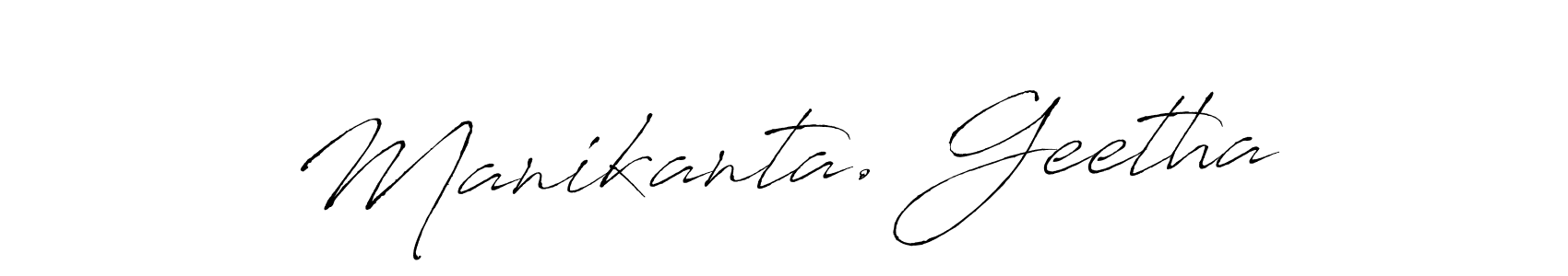 How to make Manikanta. Geetha signature? Antro_Vectra is a professional autograph style. Create handwritten signature for Manikanta. Geetha name. Manikanta. Geetha signature style 6 images and pictures png