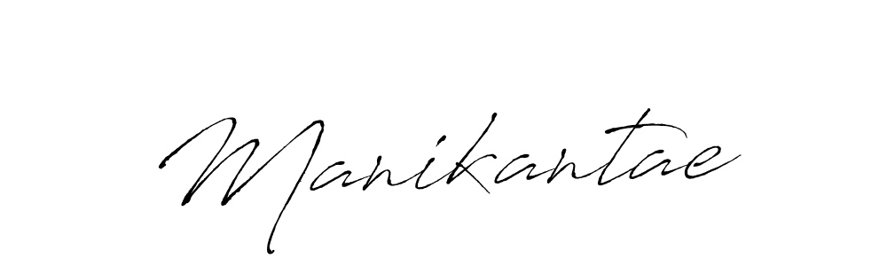 Design your own signature with our free online signature maker. With this signature software, you can create a handwritten (Antro_Vectra) signature for name Manikantae. Manikantae signature style 6 images and pictures png