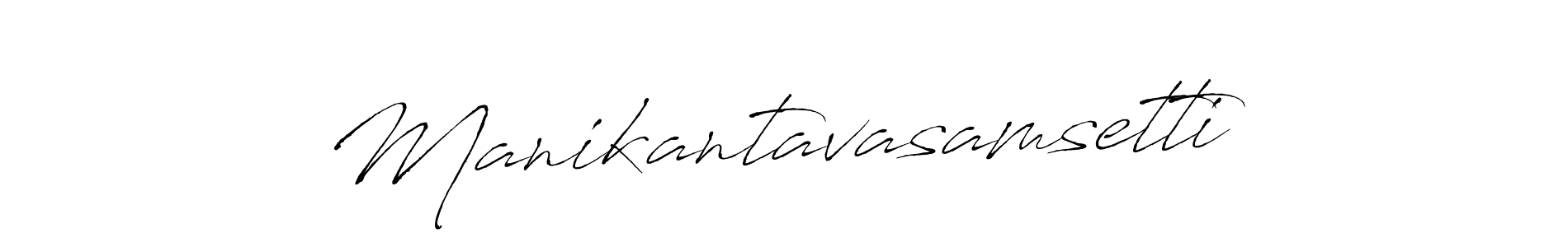 Design your own signature with our free online signature maker. With this signature software, you can create a handwritten (Antro_Vectra) signature for name Manikantavasamsetti. Manikantavasamsetti signature style 6 images and pictures png