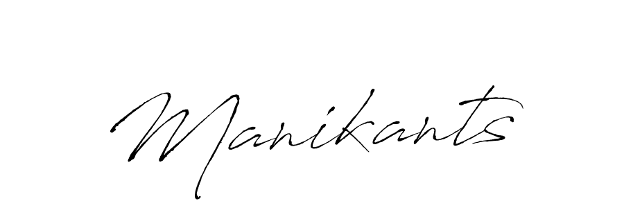 Make a beautiful signature design for name Manikants. Use this online signature maker to create a handwritten signature for free. Manikants signature style 6 images and pictures png