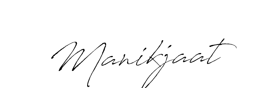Use a signature maker to create a handwritten signature online. With this signature software, you can design (Antro_Vectra) your own signature for name Manikjaat. Manikjaat signature style 6 images and pictures png
