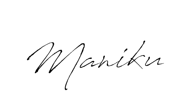 Maniku stylish signature style. Best Handwritten Sign (Antro_Vectra) for my name. Handwritten Signature Collection Ideas for my name Maniku. Maniku signature style 6 images and pictures png