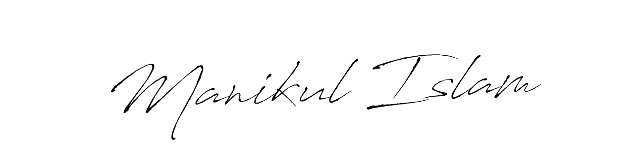 Also we have Manikul Islam name is the best signature style. Create professional handwritten signature collection using Antro_Vectra autograph style. Manikul Islam signature style 6 images and pictures png