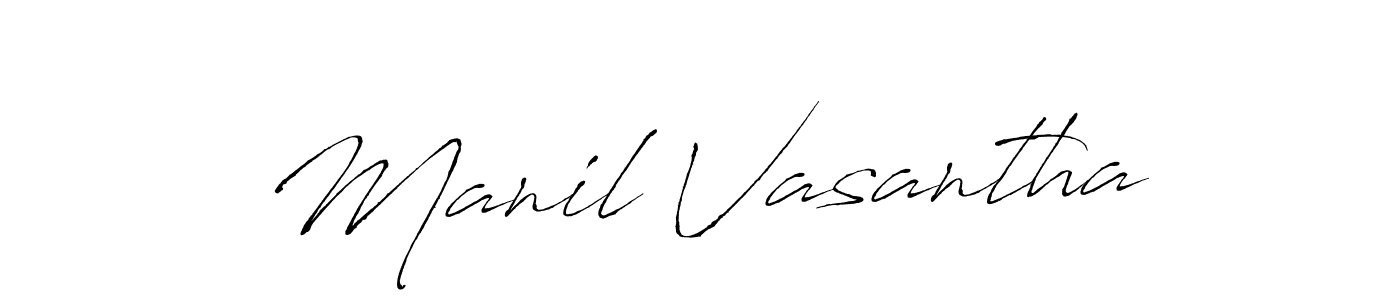 How to Draw Manil Vasantha signature style? Antro_Vectra is a latest design signature styles for name Manil Vasantha. Manil Vasantha signature style 6 images and pictures png