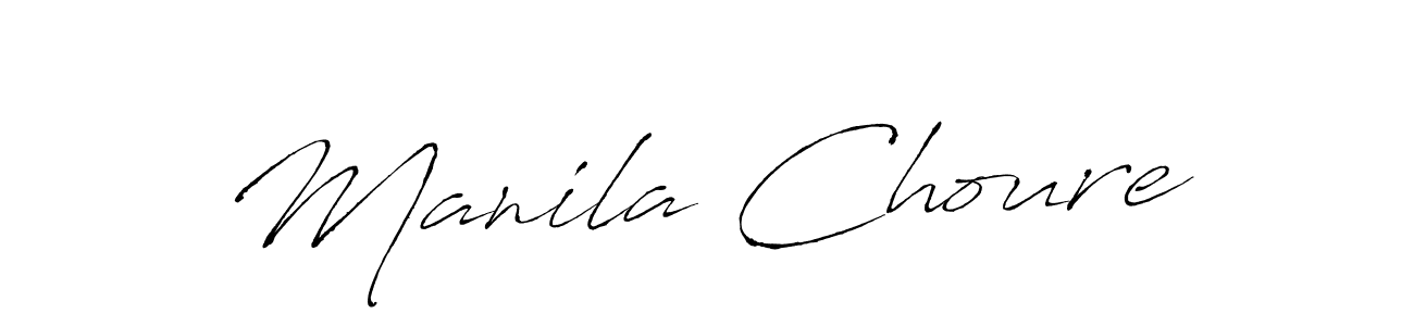 Similarly Antro_Vectra is the best handwritten signature design. Signature creator online .You can use it as an online autograph creator for name Manila Choure. Manila Choure signature style 6 images and pictures png