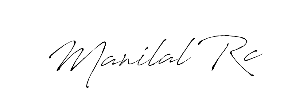 How to make Manilal Rc signature? Antro_Vectra is a professional autograph style. Create handwritten signature for Manilal Rc name. Manilal Rc signature style 6 images and pictures png