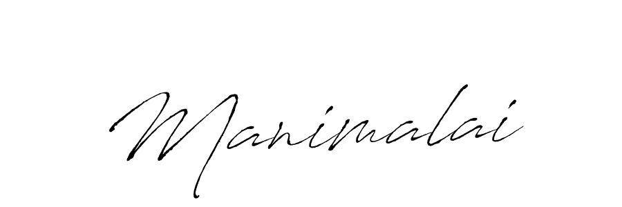 Make a beautiful signature design for name Manimalai. With this signature (Antro_Vectra) style, you can create a handwritten signature for free. Manimalai signature style 6 images and pictures png