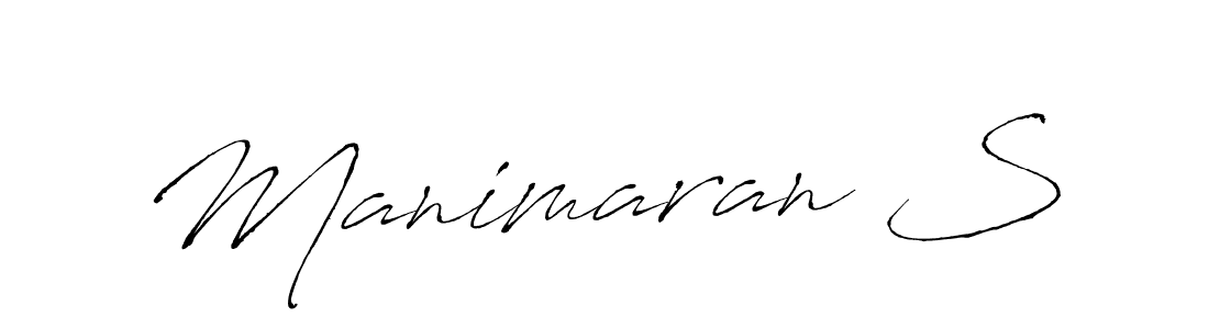 The best way (Antro_Vectra) to make a short signature is to pick only two or three words in your name. The name Manimaran S include a total of six letters. For converting this name. Manimaran S signature style 6 images and pictures png