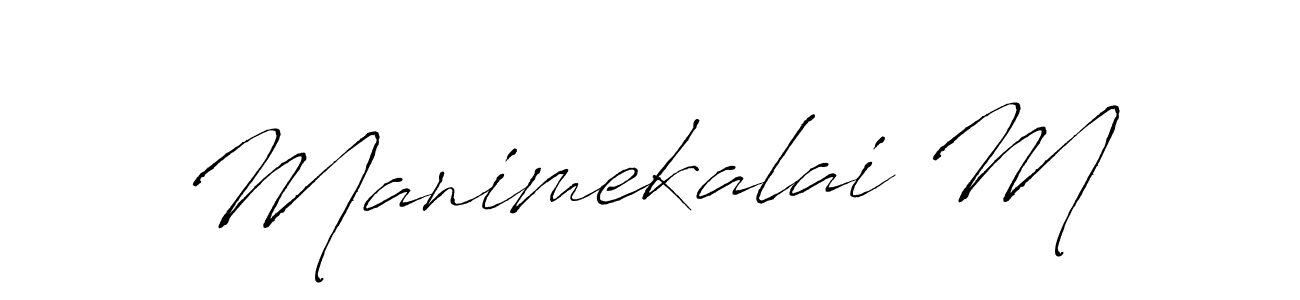 It looks lik you need a new signature style for name Manimekalai M. Design unique handwritten (Antro_Vectra) signature with our free signature maker in just a few clicks. Manimekalai M signature style 6 images and pictures png