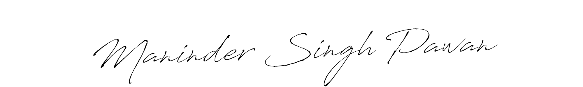 How to make Maninder Singh Pawan name signature. Use Antro_Vectra style for creating short signs online. This is the latest handwritten sign. Maninder Singh Pawan signature style 6 images and pictures png