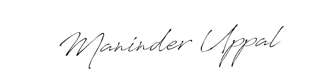It looks lik you need a new signature style for name Maninder Uppal. Design unique handwritten (Antro_Vectra) signature with our free signature maker in just a few clicks. Maninder Uppal signature style 6 images and pictures png