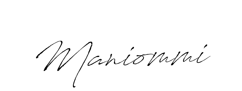 How to make Maniommi name signature. Use Antro_Vectra style for creating short signs online. This is the latest handwritten sign. Maniommi signature style 6 images and pictures png