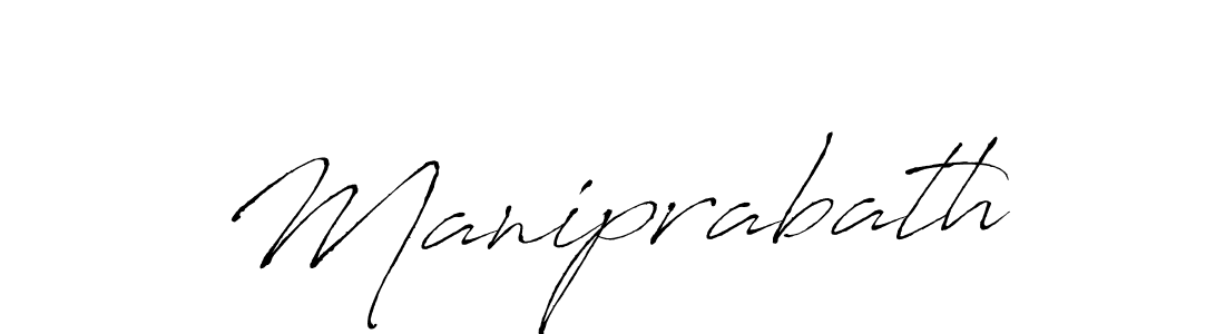 Also we have Maniprabath name is the best signature style. Create professional handwritten signature collection using Antro_Vectra autograph style. Maniprabath signature style 6 images and pictures png