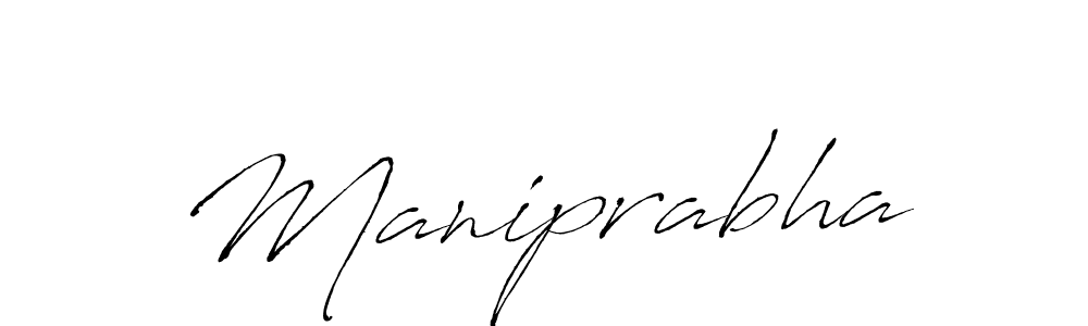 How to make Maniprabha name signature. Use Antro_Vectra style for creating short signs online. This is the latest handwritten sign. Maniprabha signature style 6 images and pictures png