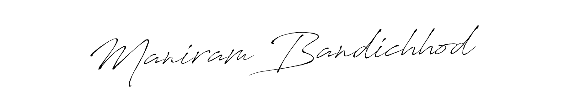 if you are searching for the best signature style for your name Maniram Bandichhod. so please give up your signature search. here we have designed multiple signature styles  using Antro_Vectra. Maniram Bandichhod signature style 6 images and pictures png