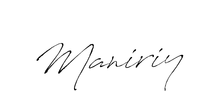 if you are searching for the best signature style for your name Maniriy. so please give up your signature search. here we have designed multiple signature styles  using Antro_Vectra. Maniriy signature style 6 images and pictures png