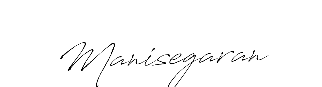 Create a beautiful signature design for name Manisegaran. With this signature (Antro_Vectra) fonts, you can make a handwritten signature for free. Manisegaran signature style 6 images and pictures png