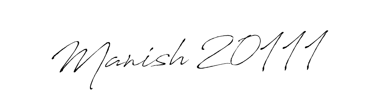 Use a signature maker to create a handwritten signature online. With this signature software, you can design (Antro_Vectra) your own signature for name Manish 20111. Manish 20111 signature style 6 images and pictures png