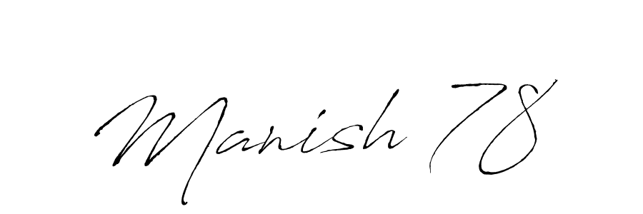 This is the best signature style for the Manish 78 name. Also you like these signature font (Antro_Vectra). Mix name signature. Manish 78 signature style 6 images and pictures png