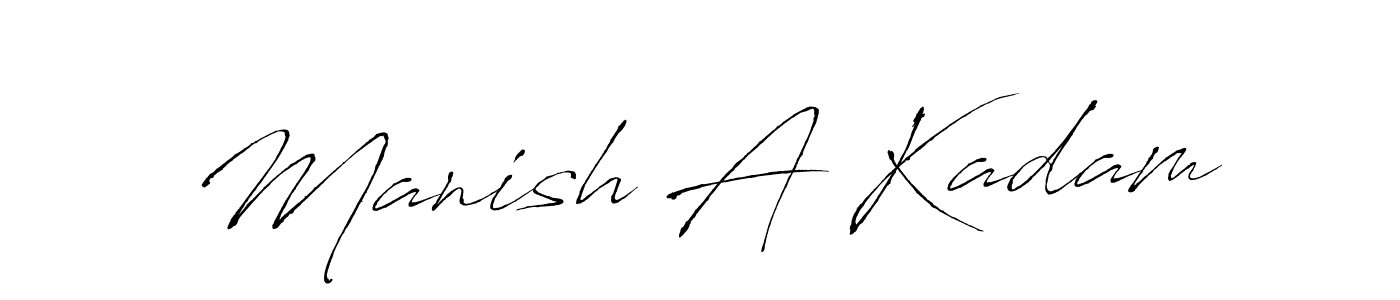 Similarly Antro_Vectra is the best handwritten signature design. Signature creator online .You can use it as an online autograph creator for name Manish A Kadam. Manish A Kadam signature style 6 images and pictures png