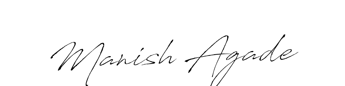 Make a beautiful signature design for name Manish Agade. Use this online signature maker to create a handwritten signature for free. Manish Agade signature style 6 images and pictures png