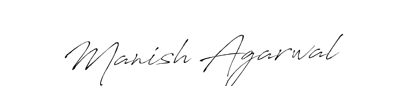 Use a signature maker to create a handwritten signature online. With this signature software, you can design (Antro_Vectra) your own signature for name Manish Agarwal. Manish Agarwal signature style 6 images and pictures png